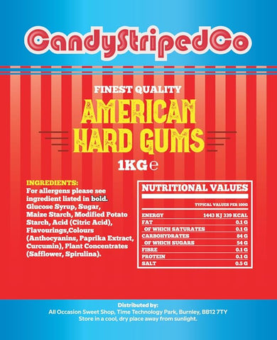 American Hard Gums Sweets Bag - 1kg